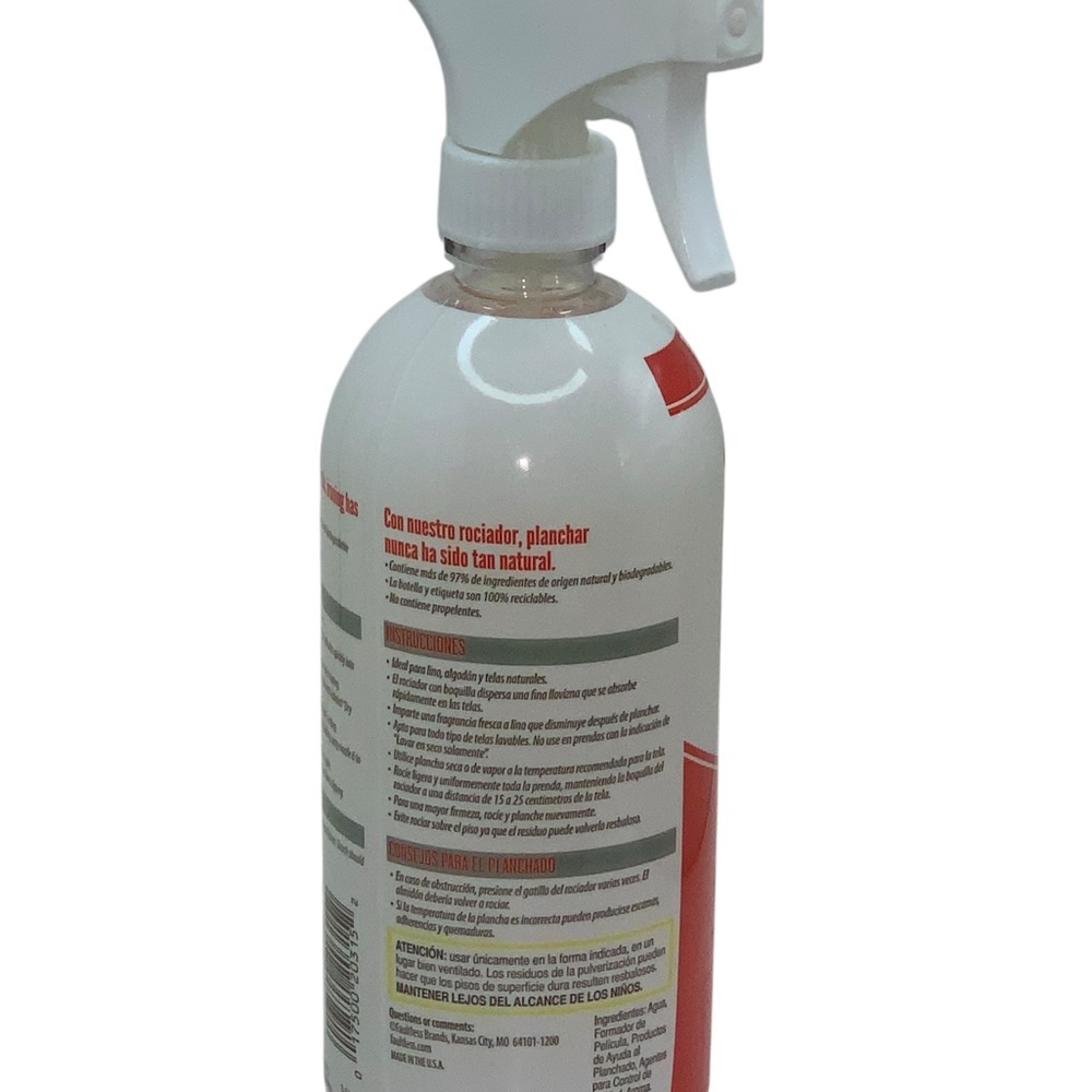 Faultless Original Hold Ironing Enhancer Spray Starch 22oz Non-Aerosol Lot of 2 - Picture 4 of 6